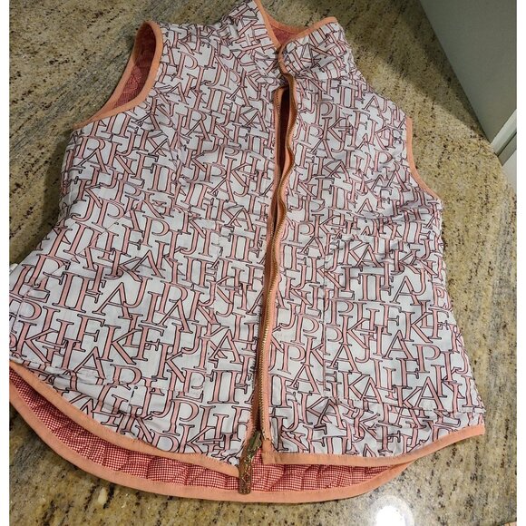 Jean-Pierre Klifa Reversible Hunter Vest Red Pink Logo Size XS - Picture 10 of 13